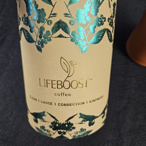 Lifeboost Coffee Travel Tumbler 20oz Hot Cold Mug Lid Hummingbird Orange Commute - Picture 8 of 9